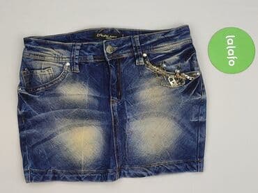 spódniczka dżinsowe z wysokim stanem: Spódnica damska, rozmiar M — 2