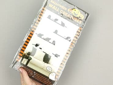 Inny wystrój domu: Zestaw dekoracji ściennych Halloween Wall Creatures. Zawiera czarne — 4