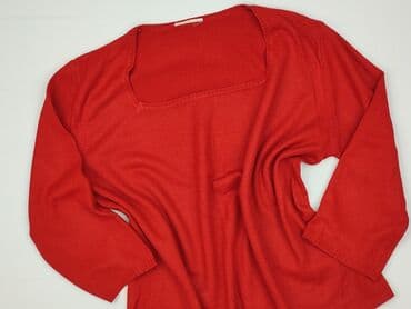 koszulka z kwadratowym dekoltem: Sweter damski, rozmiar 3XL — 1