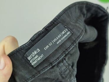 woskowane dżinsy: Bershka, Jeansy damskie, rozmiar 2XS — 4