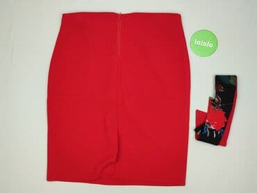 czerwone ołówkowe spódnice midi: Spódnica damska, rozmiar 2XL — 4