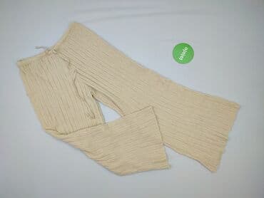 spodnie dzianinowe prążkowane: Spodnie materiałowe damskie, rozmiar S — 2