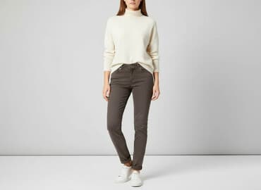 jeansy damskie z kokardkami: Jeansy damskie, rozmiar XS — 7