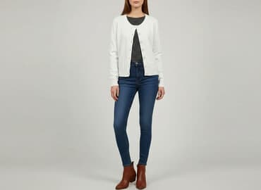 kurtki zimowe damskie c a: Fransa, Kardigan damski, rozmiar M — 6