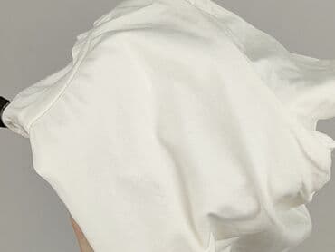 koszulka ze ściągaczem na dole: Shein, T-shirt damski, S — 6