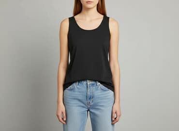 czarne t shirty zara: Zara, T-shirt damski, rozmiar M — 6