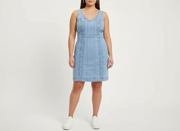 sukienka z cienkiego jeansu: Amisu, Sukienka damska, rozmiar XL — 1