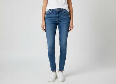 sinsay spodenki damskie jeans: Denim, Jeansy damskie, rozmiar XS — 11