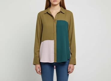 koszula z kokardą hm: H&M, Koszula damska, rozmiar S — 1