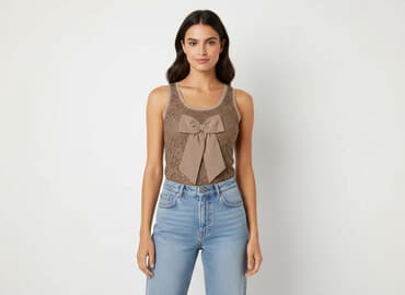 koszula damska z kokardą: Сукня жіноча, розмір M — 1