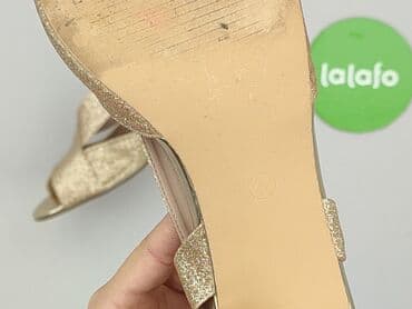 jaki kolor rajstop do złotej sukienki: Sandały damskie, 39 — 5