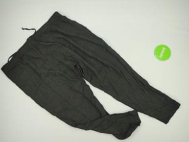 cos jeans: Czarne spodnie damskie Janina – luźny krój, lekkie i przewiewne. - — 3