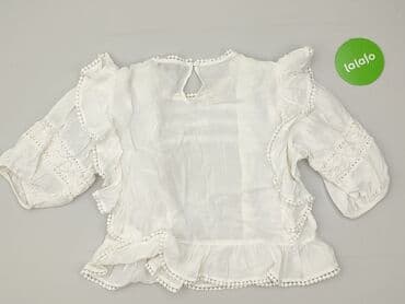 koszula z bufiastymi rękawami h m: Bluzka damska, M — 3