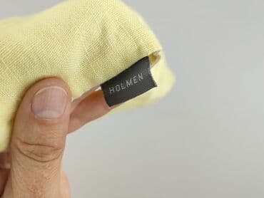 Dekoracje do domu: Żółta poszewka na poduszkę marki Holmen, wykonana w 100% z lnu — 4
