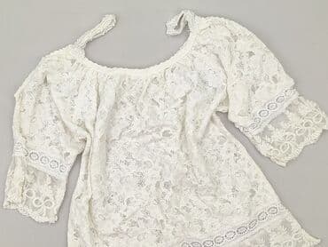 sukienka koronkowa biała boho: Bluzka damska, rozmiar S — 1