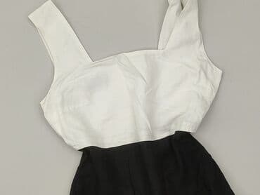 sukienka biała z czarnymi wstawkami: Sukienka damska, rozmiar S — 1