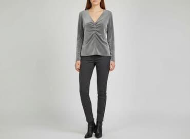 srebrne bluzki wieczorowe: Tom Rose, Bluzka damska, rozmiar M — 6