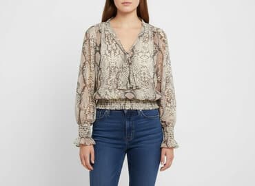 top z piórami mango: Atmosphere, Bluzka damska, rozmiar 3XL — 6