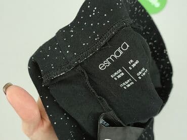 rajstopy czarne ze srebrną nitką: Esmara, Legginsy Sportowe damskie, rozmiar S — 5