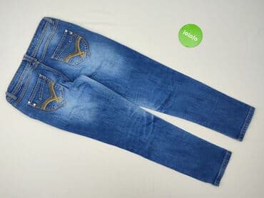 damskie jeansy rurki: Jeansy damskie, rozmiar L — 3