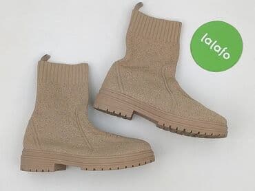 buty ze wstążką: Botki damskie, rozmiar 36 — 2