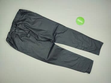 włoskie ubrania plus size: Material trousers for women, size 4XL — 4