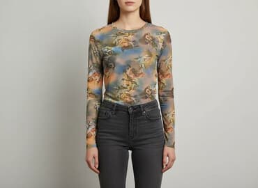 terranova spodnie z wysokim stanem: Terranova, Bluzka damska, rozmiar S — 7