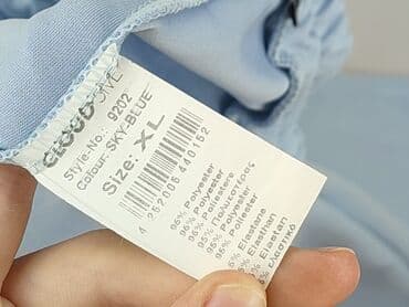 spodnie materiałowe tommy hilfiger: Cloud 5ive, Spodnie materiałowe damskie, rozmiar XL — 5