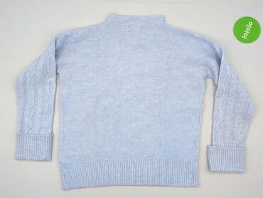 sweter piórkowy na drutach: Sweter damski, rozmiar M — 3