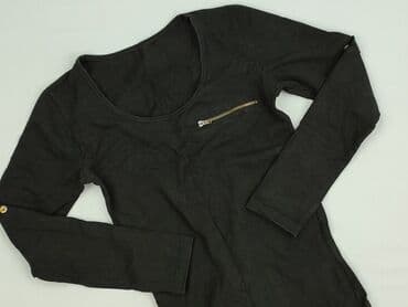bluzka z dlugim rekawem czarna: Koszula damska, rozmiar S — 1
