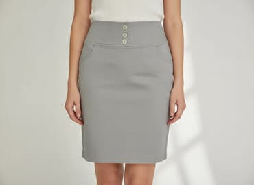 plisowane spódnice szara: Spódnica damska, rozmiar S — 7