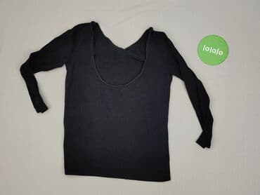 czarne bluzki z długim rękawem zara: Zara, Bluzka damska, rozmiar M — 4