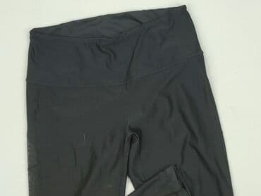 legginsy woskowane wysoki stan: Legginsy Sportowe damskie, rozmiar M — 1