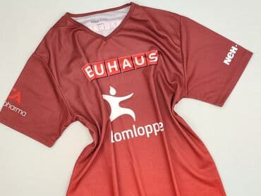 nylon red buty: T-shirt for men, size L — 1