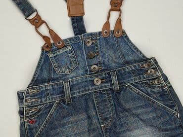 spódnice jeansowe z szelkami: Ogrodniczki damskie, rozmiar S — 2
