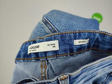 biale leginsy: House of Denim, Jeansy damskie, rozmiar S — 5