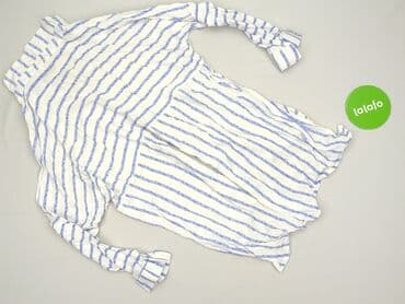 niebieska koszula w białe paski damska: Koszula damska, rozmiar XL — 3