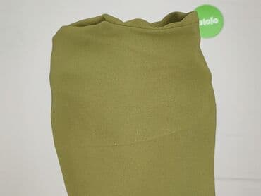 spodnie daysie wysoki stan: Spodnie materiałowe damskie, M — 5