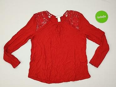 hm bluzka czerwona: H&M, Bluzka damska, rozmiar M — 2