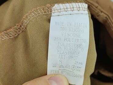 sukienka khaki h: Spodnie materiałowe damskie, rozmiar S — 4