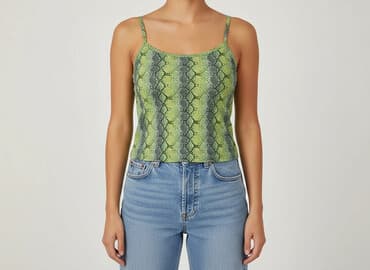 bluzki z krótkim rękawem plus size: Bluzka damska, rozmiar S — 1