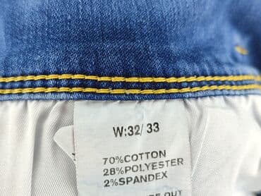 krótkie spodenki z wysokim stanem jeansowe: Imię, Szorty damskie, rozmiar L — 5