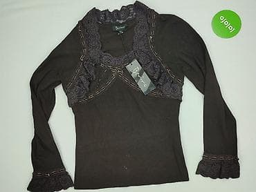 brazowe klapki a: Bluzka damska, rozmiar S — 2