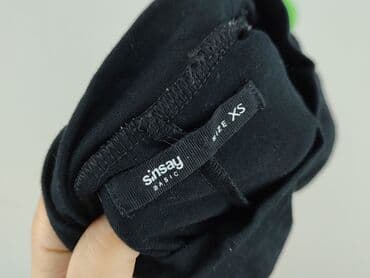 czarna sukienka z długim rękawem sinsay: Sinsay, Sukienka damska, rozmiar XS — 4