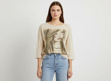 bluzka tupac pull and bear: PULL&BEAR, Bluzka damska, rozmiar L — 1