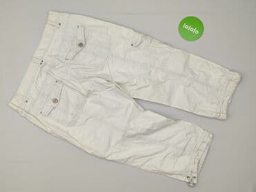 legginsy z suwakiem: Yessica, Spodnie 3/4 damskie, XL — 3