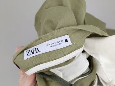 białe lniane spodnie zara: Zara, Chinosy dla mężczyzn, rozmiar S — 4