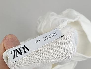 obcisla biale bluzki: Zara, Bluzka damska, rozmiar L — 4