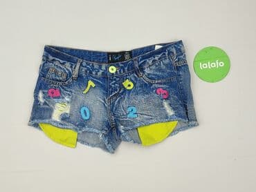 różowe szorty jeansowe damskie: Regular, Szorty damskie, rozmiar S — 2