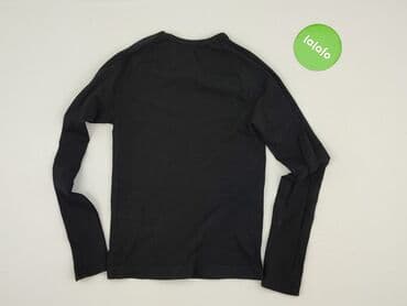 czarne bluzki basic z długim rękawem: Bluzka damska, rozmiar One size — 3